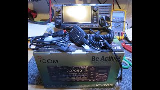 Icom IC705 Demo and Testing [upl. by Adnahsal]