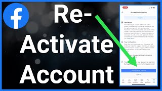 How To Reactivate Facebook Account [upl. by Adniralc]