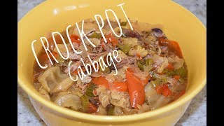 Healthy Cabbage Recipe  Slow Cooker Cabbage Recipe [upl. by Gish]