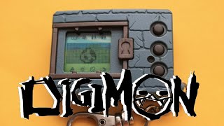 Digimon v1 1997  Тамагочи Дигимон от Бандай 1997 год [upl. by Annaitsirk]