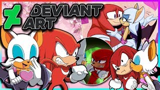 Knuckles and Rouge VS DeviantArt FT Tails [upl. by Margery]