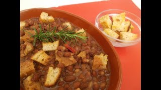 Zuppa di fagioli Ricetta napoletana della nonna  Le ricette d zia Franca [upl. by Lashar437]