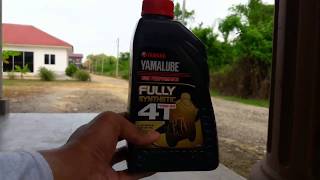 YAMALUBE  MINYAK HITAM FULLY SYNTHETIC TERBAIK UNTUK Y15ZR  125ZR  LC 135  WAVE 125  EX5 [upl. by Asirak]