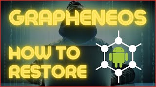 How to restore GrapheneOS from Backup  GrapheneOS restore from Backup [upl. by Alistair]