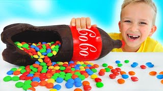 Vlad and Niki Chocolate amp Soda Challenge and more funny stories for kids [upl. by Tur]