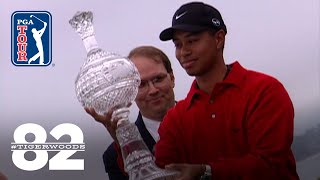 Tiger Woods wins 2000 ATampT Pebble Beach National ProAm  Chasing 82 [upl. by Brotherson]