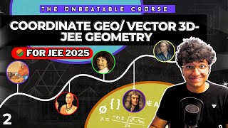 JEE Mains 2025 Coordinate Geometry  Vector 3D Prerequisite GEOMETRY  JEE Advanced amp Main  Ep2 [upl. by Anirec]