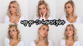 CUTE HAIRSTYLE IDEAS FOR SHORT amp MEDIUM HAIR [upl. by Nydia]