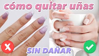 Como QUITAR uñas ACRÍLICAS en casa FÁCIL Y SIN DAÑAR ♥ Jimena Aguilar [upl. by Dnilazor]