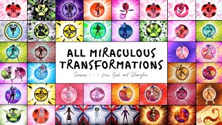 Every Miraculous transformation Season 14 [upl. by Addiel]