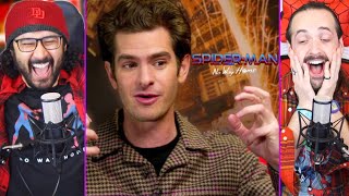 Andrew Garfield FINALLY TALKS SpiderMan No Way Home Future Appearance amp Tobey Maguire  REACTION [upl. by Airotciv813]