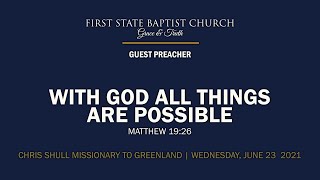 With God All Things Are Possible Matthew 1926 [upl. by Lunn]