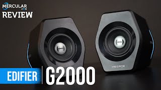 รีวิว Edifier G2000  ลำโพงคอม มีไฟ ขวัญใจคอเกม ราคา 2790 บาท [upl. by Tshombe]