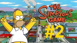 The Simpsons Game Wii w Honestom23  Part 2 [upl. by Berhley]