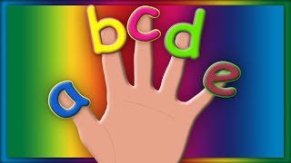 ABC Finger Family Song  Learn Alphabet  ABC Baby Songs [upl. by Nuhsal]