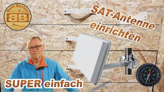 SATAntenne einrichten für den Balkon  super einfach  kann jeder [upl. by Jecon]