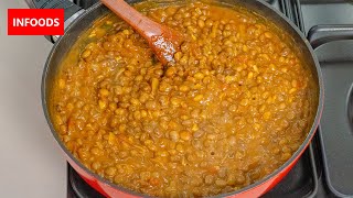 How to Cook Mbaazi Recipe  Spicy Pigeon Peas Curry Recipe  Pegion Peas Recipe  Infoods [upl. by Emelita]