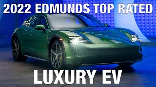 2022 Porsche Taycan Cross Turismo Edmunds Top Rated Luxury EV  Edmunds Top Rated Awards 2022 [upl. by Gaves728]