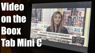 Video on the Boox Tab Mini C [upl. by Starla]