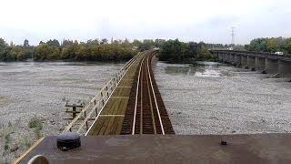 New Coastal Pacific Train 2014  Part 1  from the Drivers Cab and Open Air Observation Carriage [upl. by Plossl]