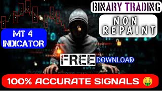 MT4 100 accuracy binary option indicator download for free [upl. by Luar]