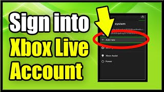 How to Sign in amp Add Account to Your Xbox One Fast Method [upl. by Queridas]