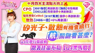 2024107【3081聯亞】創高【聯鈞】攻勢再起【上詮】亮燈漲停⊕再創新高點名CoWoS【萬潤】漲停⊕【一詮】6再創高跟著佳螢佈局「Q4黑馬股」】莊佳螢股市期皇后 [upl. by Aenahs]