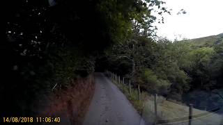 Cwm Einion Artists Valley at Furnace Mid Wales HD Dash cam videos from around Mid Wales UK [upl. by Bikales]