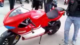 Ducati Desmosedici RR Idle and take off [upl. by Annawal893]