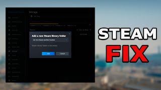 How to FIX  Steam library folder is not empty [upl. by Ji]