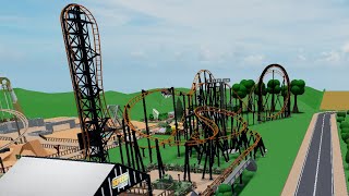 Speed No Limits updated recreation from Oakwood Theme Park Theme Park Tycoon 2 [upl. by Irah128]