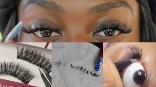 HOW TO Strip lashes into Individuals  Beginner Friendly [upl. by Oringas]