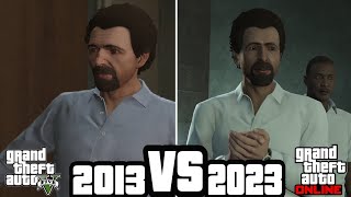 Isiah friedlander 2013 vs 2023 cutscenes in GTA 5 Online [upl. by Bouchard807]