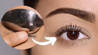 5 Ways to Curl Your Lashes WITHOUT a Curler [upl. by Ylenaj286]