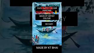 water coloring painting tutorial viralshort shorttrending watercolor art painting tutorial [upl. by Teeter977]