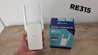 TPLINK RE315 Mesh WiFi Extender REVIEW and Unboxing [upl. by Franzoni]