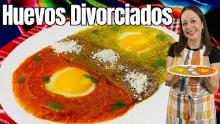 HUEVOS DIVORCIADOS  Desayunó Rápido y Fácil [upl. by Jolynn]