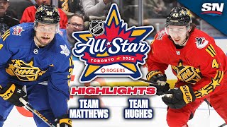 NHL AllStar Game Highlights  Team Matthews vs Team Hughes [upl. by Aloek10]