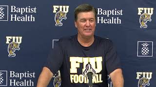 FIU Football Weekly Press Conference 10623 [upl. by Courtund324]