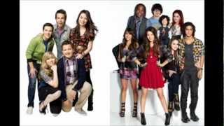 iParty With Victorious  Leave It All To Shine  iCarly Cast amp Victorious Cast [upl. by Henig]