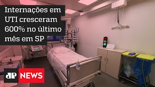 SP reabilita 700 leitos após aumento de internações por COVID19 [upl. by Auohs]