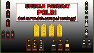 Pangkat Polisi dari terendah sampai tertinggi [upl. by Etnoel]