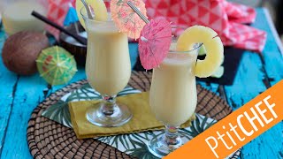 Easy Homemade Pina Coladas Recipe [upl. by Blakeley159]