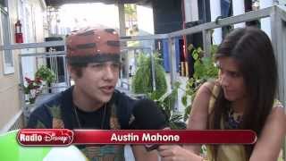 Austin Mahone Backstage  Radio Disney [upl. by Yrehc129]