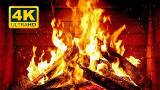 🔥 Cozy Fireplace 4K 12 HOURS Fireplace with Crackling Fire Sounds Crackling Fireplace 4K [upl. by Sampson532]