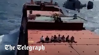 Russian commandos board Black Sea cargo ship on its way to Ukraine [upl. by Yeaton]