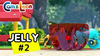 Cam amp Leon  Jelly 2  Funny Cartoon  Cartoon for Kids [upl. by Olotrab431]