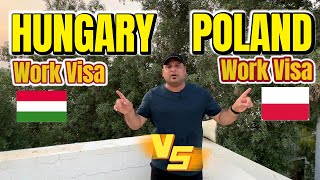 POLAND VS HUNGARY Comparison  Visa  PRC Salary amp Jobs in 2024  Full Details [upl. by Eddra]