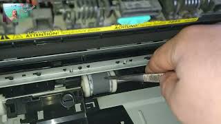 The printer Canon MF4410 can not pick up paper Problem with paper pick up roller Replace roller [upl. by Atinev]