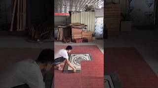 Creating a traditional handcrafted Chinese tile involves a process that requires skilled craftsmansh [upl. by Savihc148]